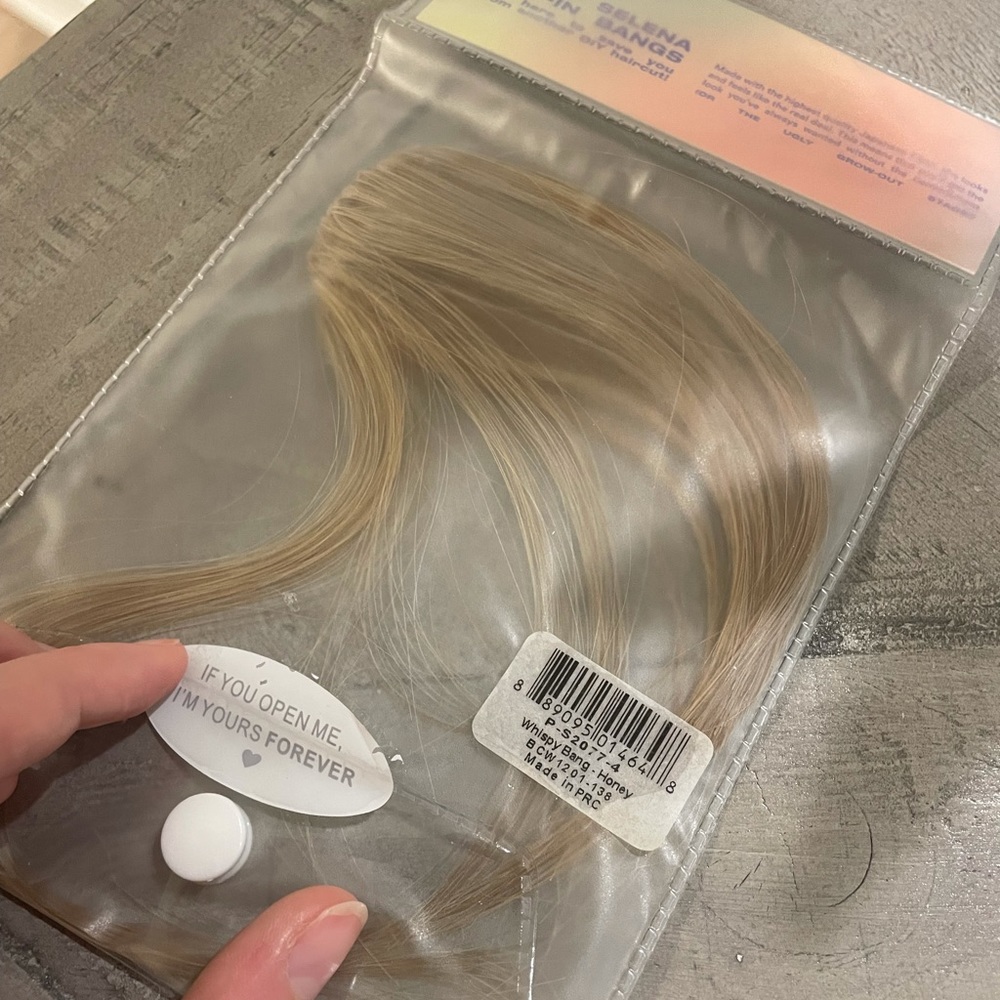 Honey selena bangs